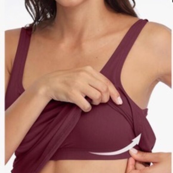 NWT V for City Cotton Cami with Unpadded Shelf Bra - Picture 3 of 6